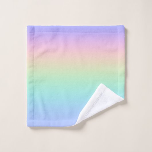 Pastelregenboog Washandje (Wasdoekje)