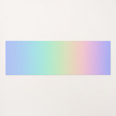Pastelregenboog Yogamat (Achterkant (horizontaal))