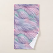 pastelregenboogbont bad handdoek (Handdoek)