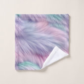 pastelregenboogbont bad handdoek (Wasdoekje)