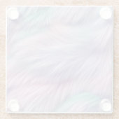 pastelregenboogbont glazen onderzetter (Achterkant)