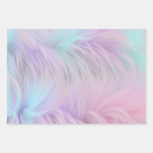 pastelregenboogbont inpakpapier vel (Voorkant 2)