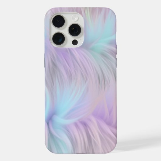 pastelregenboogbont iPhone hoesje (Achterkant)