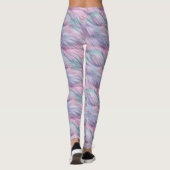 pastelregenboogbont leggings (Achterkant)