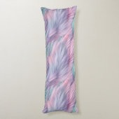 pastelregenboogbont lichaamskussen (Achterkant (Verticaal))