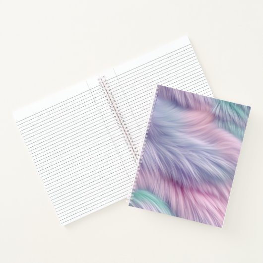 pastelregenboogbont notitieboek (Binnen)