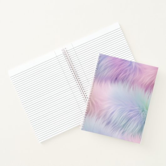 pastelregenboogbont notitieboek (Binnen)