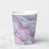 pastelregenboogbont papieren bekers (Achterkant)