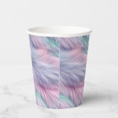 pastelregenboogbont papieren bekers (Rechts)