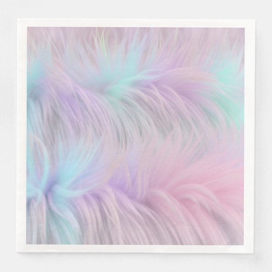 pastelregenboogbont servet (Voorkant)