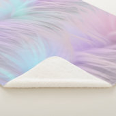 pastelregenboogbont sherpa deken (3/4)
