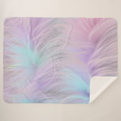 pastelregenboogbont sherpa deken (Voorkant (horizontaal))