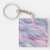 pastelregenboogbont sleutelhanger (Voorkant)