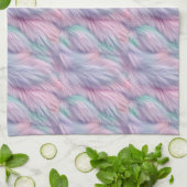 pastelregenboogbont theedoek (Gevouwen)