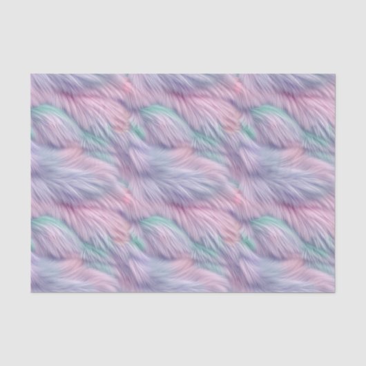 pastelregenboogbont tissuepapier (Voorkant)