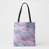 pastelregenboogbont tote bag (Voorkant)