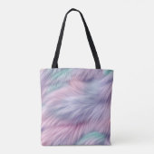 pastelregenboogbont tote bag (Achterkant)