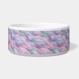 pastelregenboogbont voerbakje