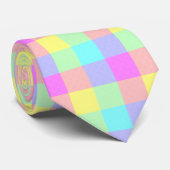 Pastelregenboogcontrole Stropdas (Opgerold)