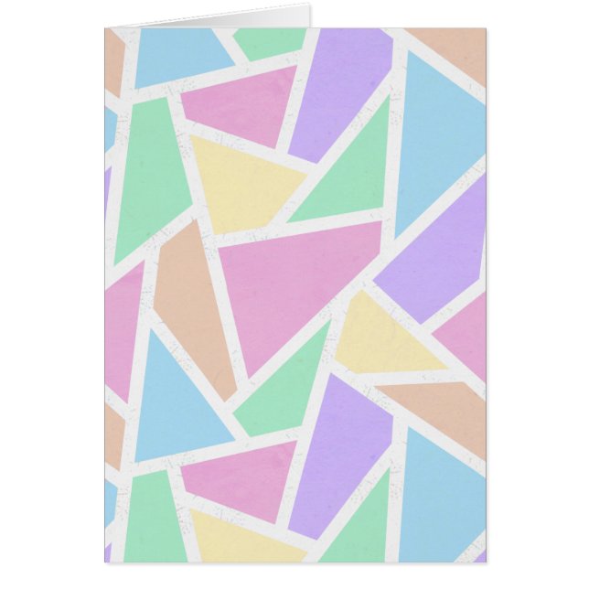 Pastelregenboogmozaïekpatroon (Voorkant)