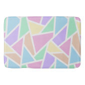 Pastelregenboogmozaïekpatroon Badmat (Voorkant)