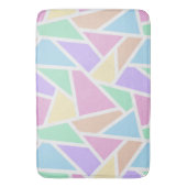 Pastelregenboogmozaïekpatroon Badmat (Voorkant Verticaal)