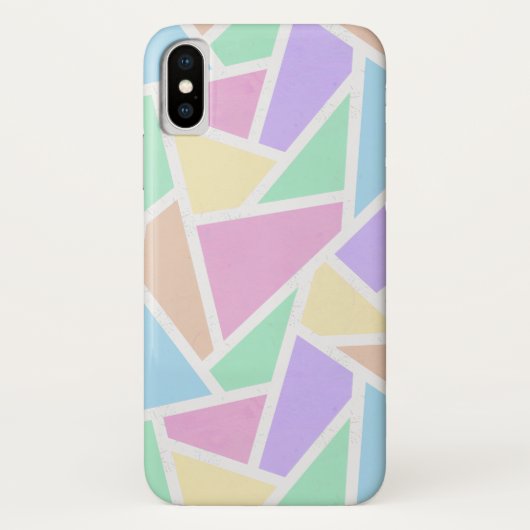 Pastelregenboogmozaïekpatroon Case-Mate iPhone Case (Achterkant)