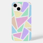Pastelregenboogmozaïekpatroon Case-Mate iPhone Case (Achterkant)