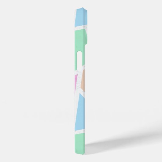 Pastelregenboogmozaïekpatroon Case-Mate iPhone Case (Achterkant / Rechts)