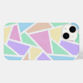 Pastelregenboogmozaïekpatroon Case-Mate iPhone Case (Achterkant (horizontaal))