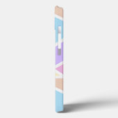 Pastelregenboogmozaïekpatroon Hoesje-Mate iPhone c Case-Mate iPhone Case (Achterkant / Links)