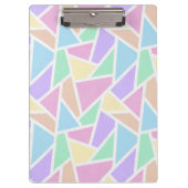 Pastelregenboogmozaïekpatroon Klembord (Voorkant)