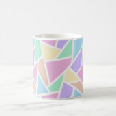Pastelregenboogmozaïekpatroon Koffiemok (Center)