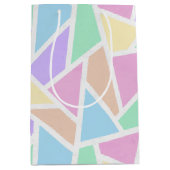 Pastelregenboogmozaïekpatroon Medium Cadeauzakje (Voorkant)