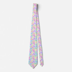 Pastelregenboogmozaïekpatroon Stropdas