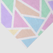 Pastelregenboogmozaïekpatroon Tissuepapier (Detail)
