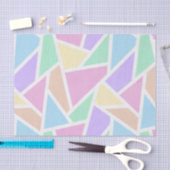 Pastelregenboogmozaïekpatroon Tissuepapier (Craft)