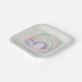Pastelregenboogpapier Bord | Partij van het baby s (Gebogen)