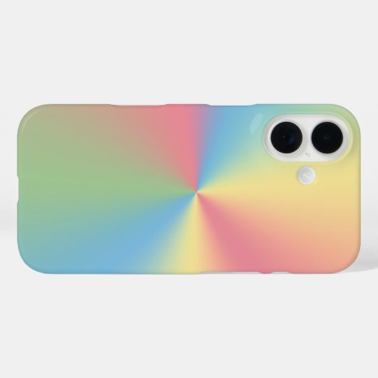 pastelregenboogspectrum Case-Mate iPhone case (Achterkant (horizontaal))