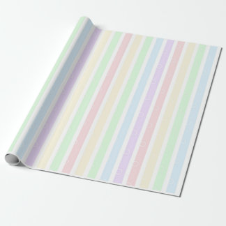 pastelregenboogstrepen Verpakkingspapier Cadeaupapier