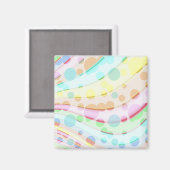 Pastelroestachtergrond Magneet (Voorkant / Achterkant)