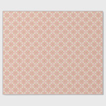 Pastelrood, roze en groen kerstcadeaupapier