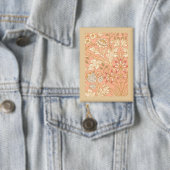 Pastelroze Bloemen Button (Insitu)