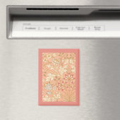 Pastelroze Bloemen Magneet (Insitu (Vaatwasser))