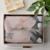 Pastelroze Blush Madeliefjes Bloemen Tissuepapier (Geschenk)