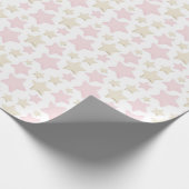 PASTELROZE & BRUINE STERREN CADEAUPAPIER (Hoek)