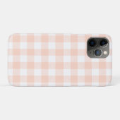 Pastelroze Buffalo dambordpatroon Case-Mate iPhone Case (Achterkant (horizontaal))