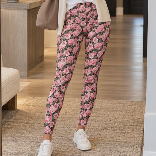 Pastelroze Camellia Leggings