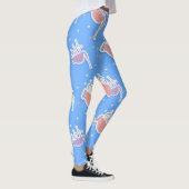 pastelroze doedelzakpijpen leggings (Rechts)