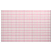 Pastelroze en oranje geruit stof (Fat Quarter)